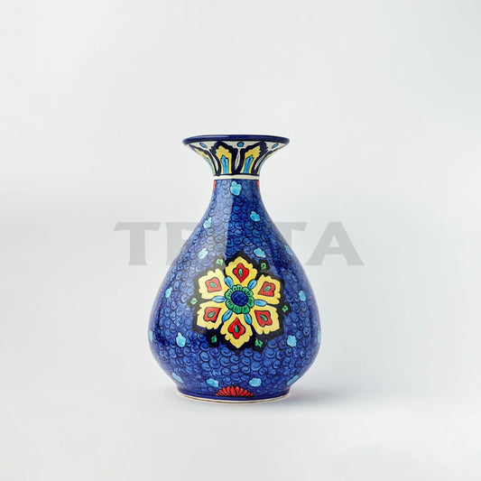 Ceramic Floral Surahi Vase (MC-II) - Vase