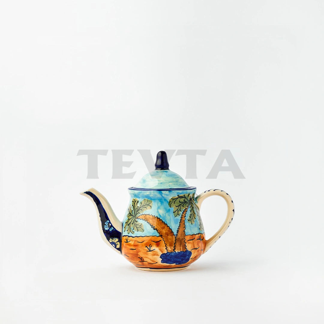 Ceramic Floral Desert Art Tea Set - Tea Sets