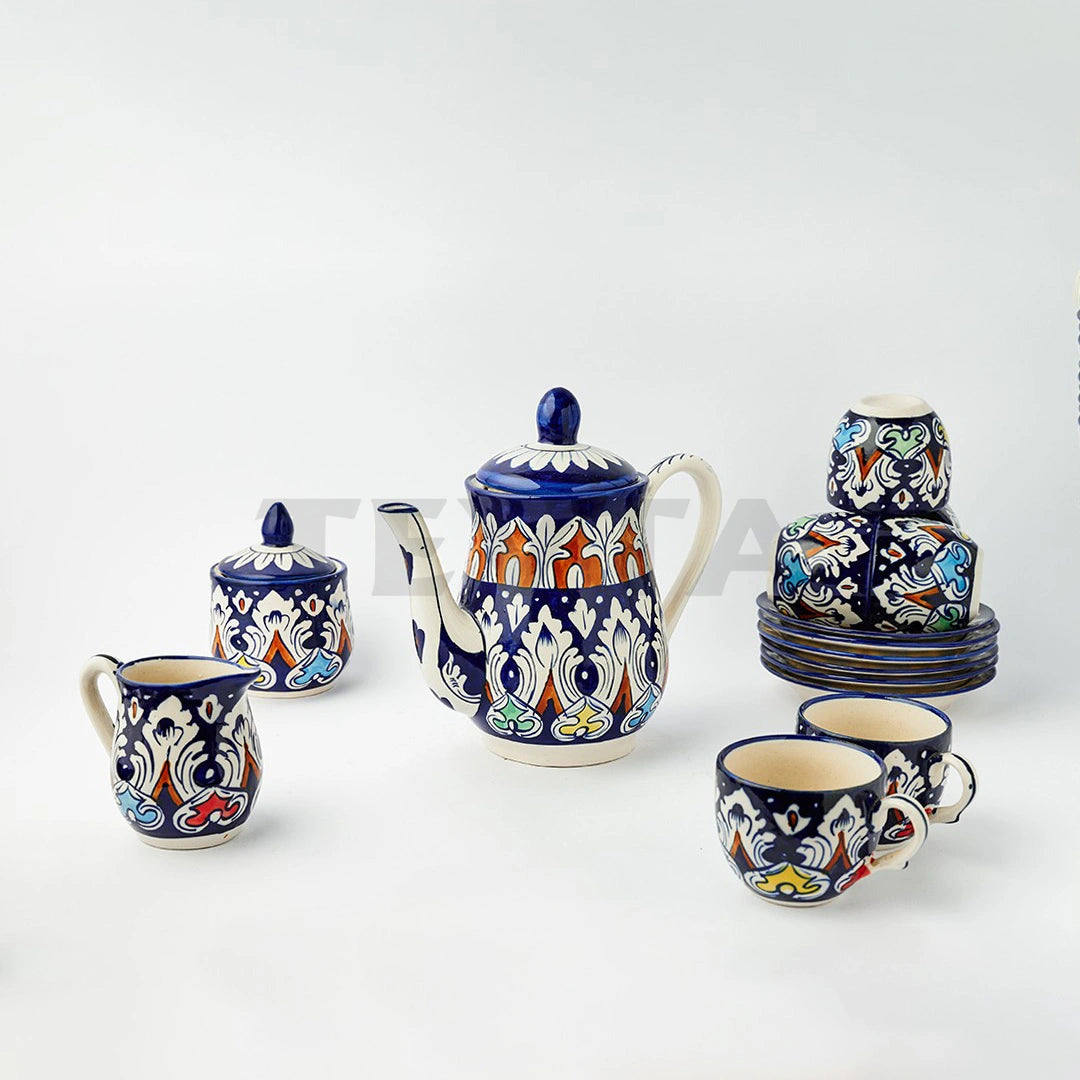 Ceramic Floral Tea Set (MC-1) - Tea Set