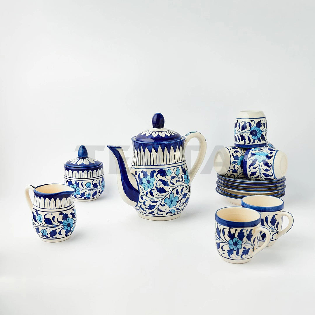 Ceramic Floral Tea Set (BC-P) - Tea Sets