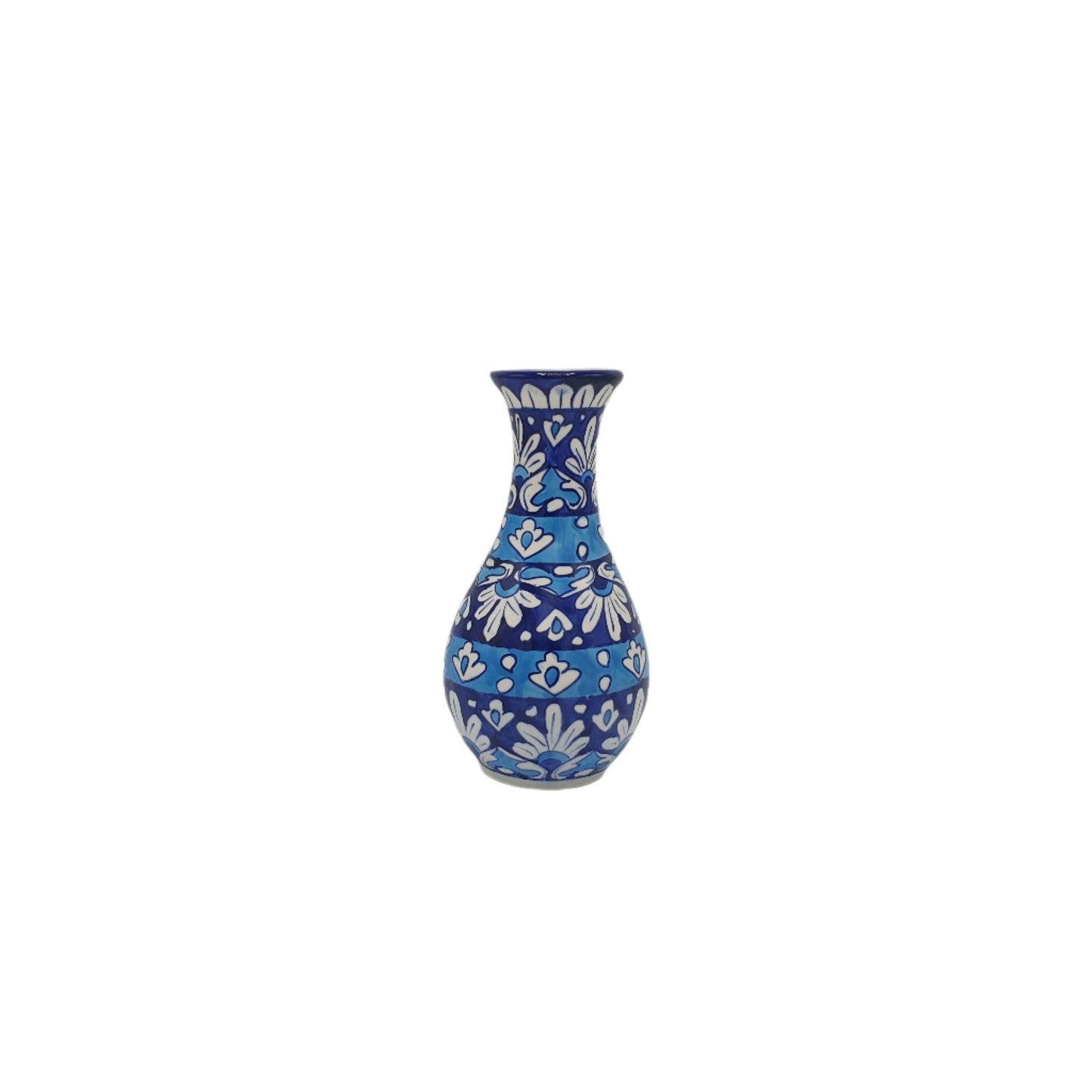 Handmade Ceramic Floral Small Vase (BC-3) - Vase