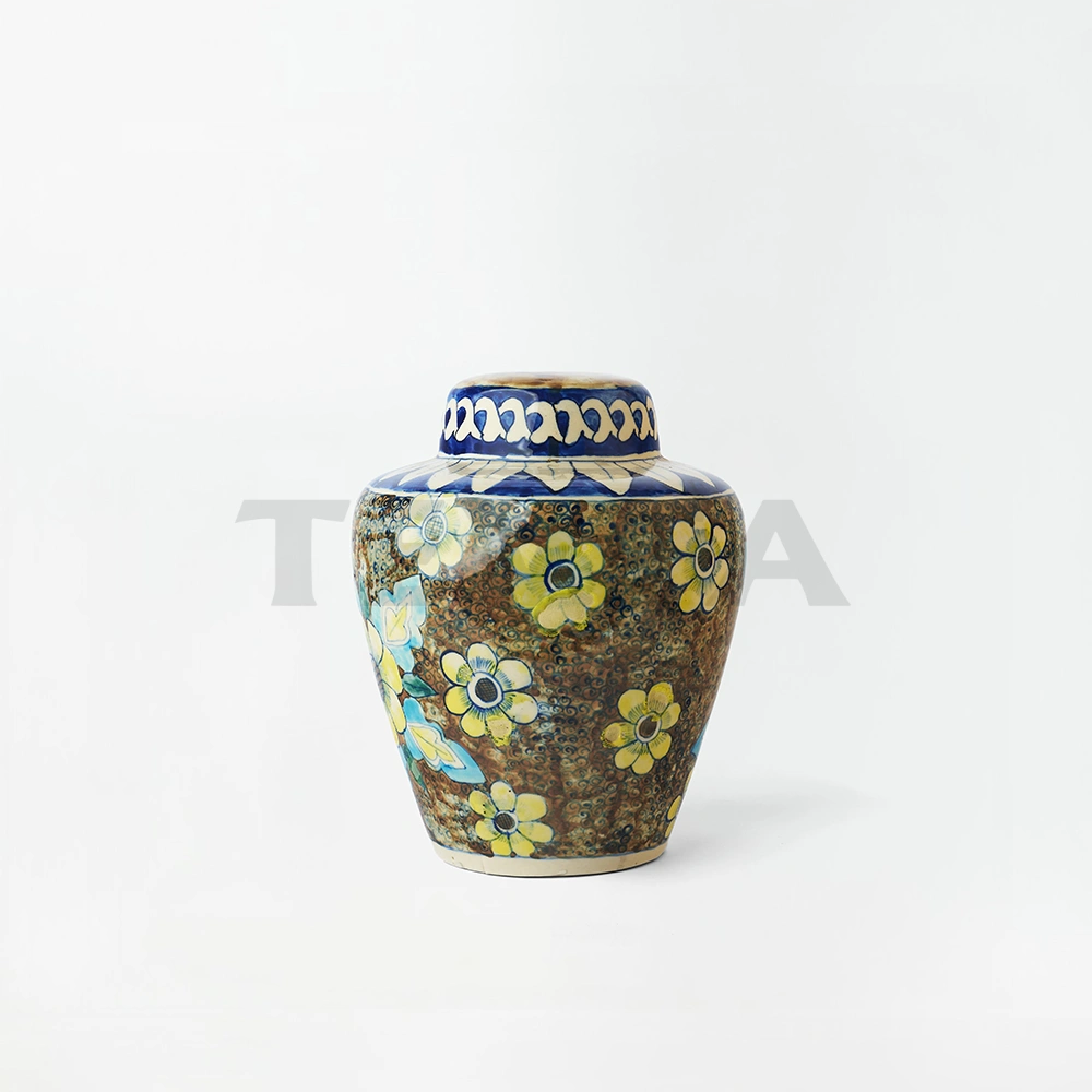 Handmade Ceramic Floral Vase (MC-M1) - Handcrafted on Demand
