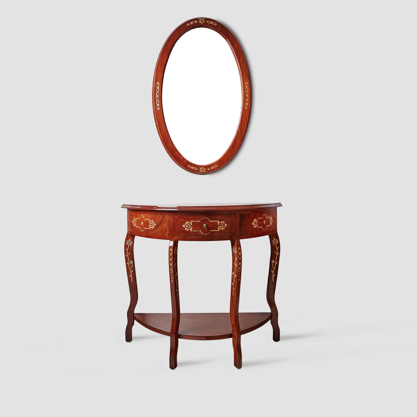 Office Mirror & Table Set 2