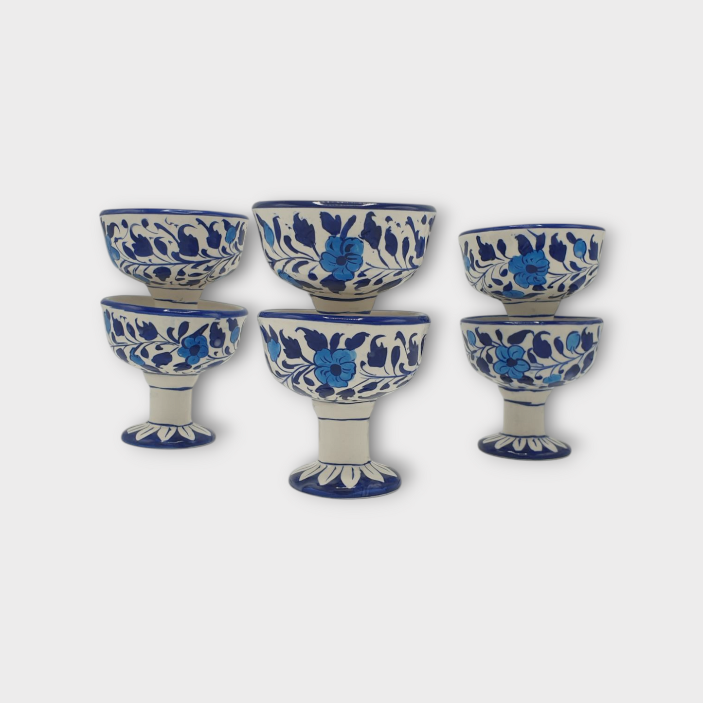 Ceramics Handcrafted Ice Cream Bowls Set (BC I) - Bowls