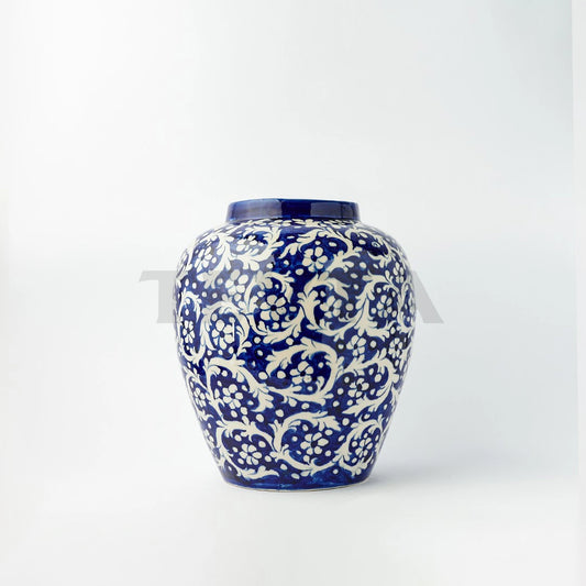Ceramic Floral Round Vase 1 - Vase