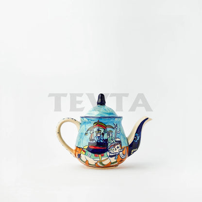 Ceramic Floral Desert Art Tea Set