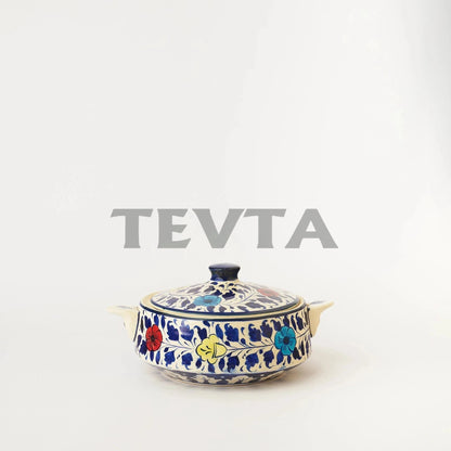 Handmade Ceramics Curry Bowl with Lid - Dia: 7’’ | Height: 3’’ - Bowls