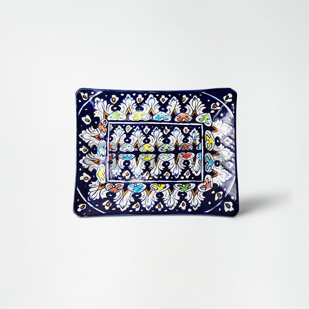 Shop Blue Pottery Ceramic Rice Plate (Large) Online In Pakistan – TEVTA ...
