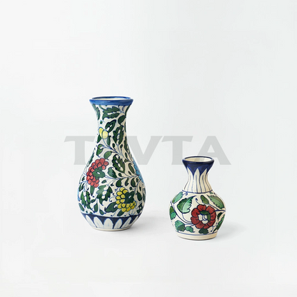 Handmade Ceramic Floral Small Vase (MC-3)