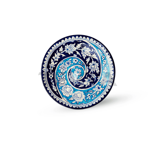 Timeless Blue and White Floral Plate