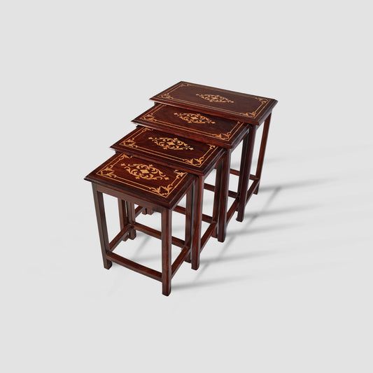 Wooden Stool Set Of 4