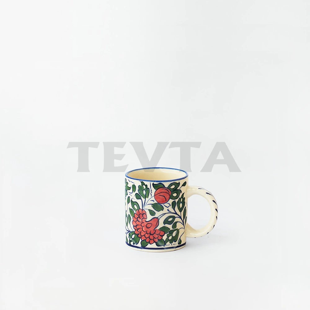 Handmade Ceramic Floral Mug