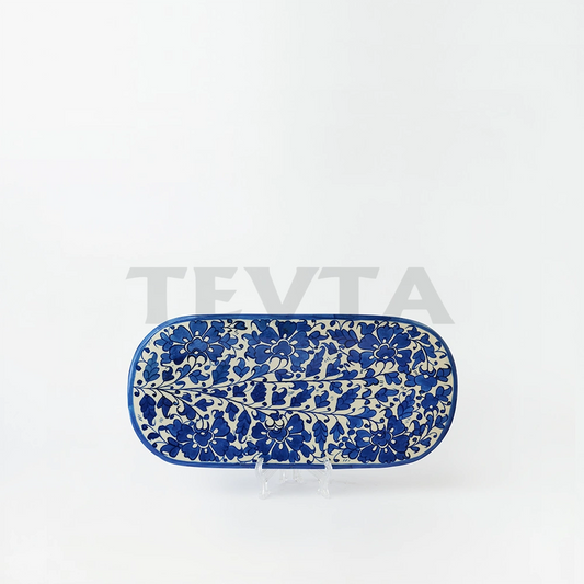 Handmade Ceramic Floral Bread Dish (BC)