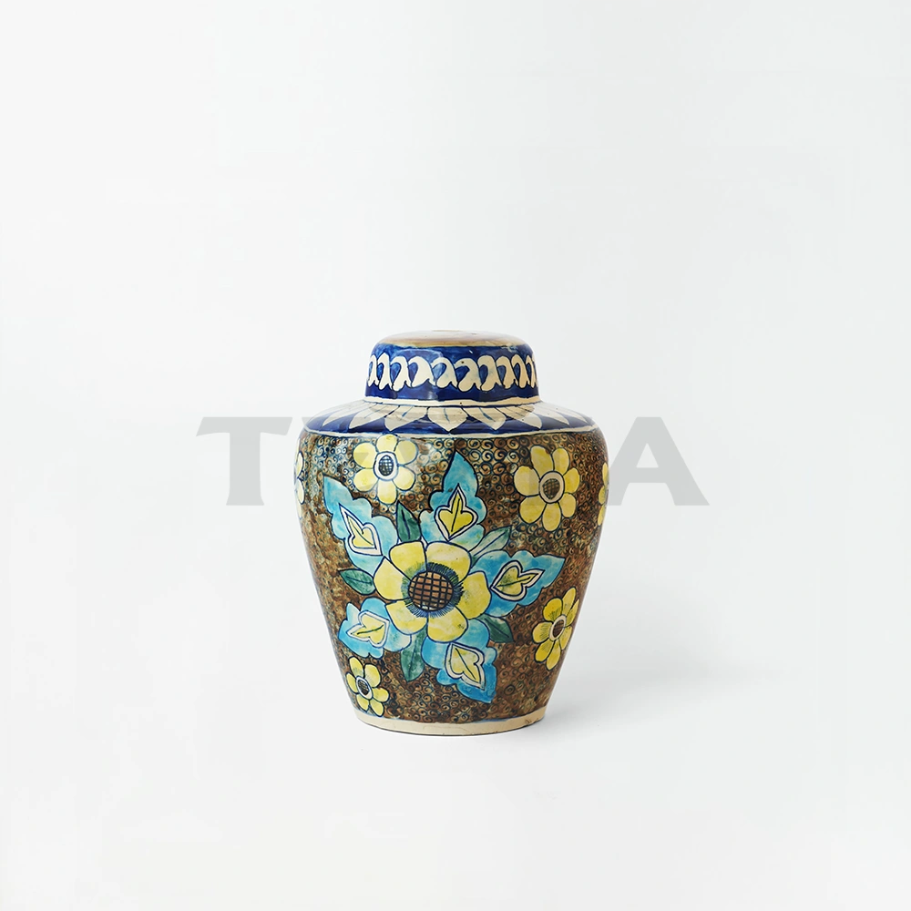 Handmade Ceramic Floral Vase (MC-M1) - Handcrafted on Demand