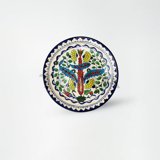 Decorative Plate (Iznik Art with Flower Design)