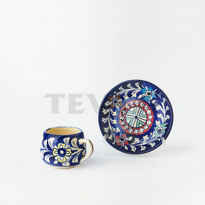 Ceramic Blossom Breeze Cup & Saucer Set (MC)