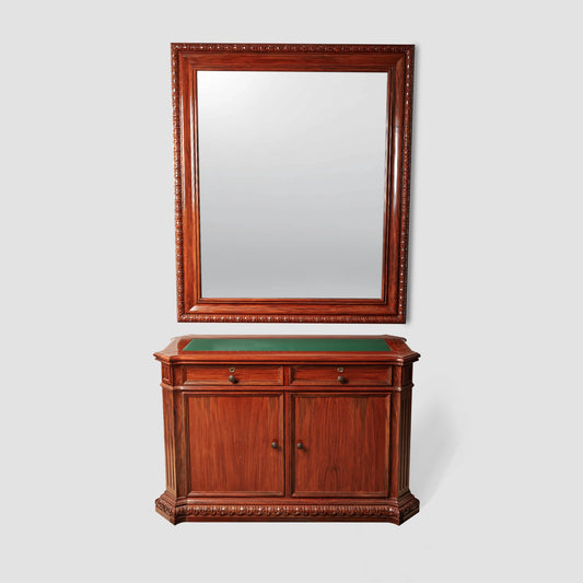 Office Mirror & Table Set 1