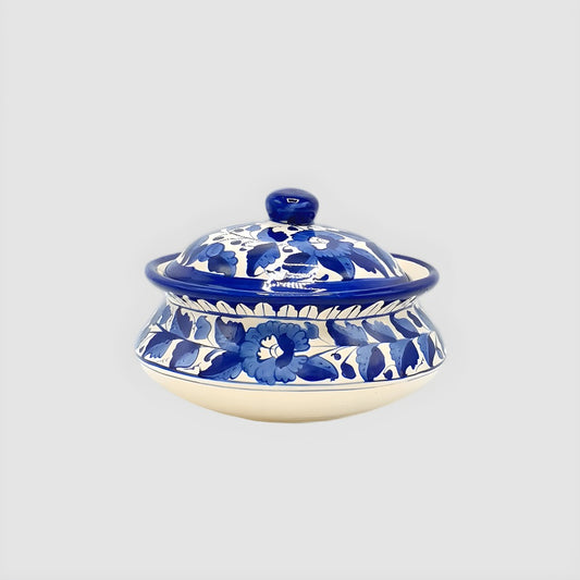 Handmade Ceramics Curry Bowl (Handi) with Lid